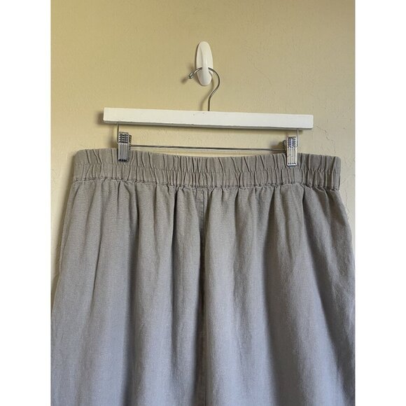 LOFT Outlet Size Large Tan Brushed Cotton Skirt - Picture 8 of 9